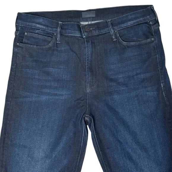MOTHER The Mid Rise Dazzler Ankle‎ Jeans Now or Never Size 33 Denim Revolve Fray - Picture 6 of 10